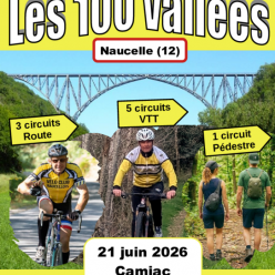 Randonnée Les 100 Vallées NAUCELLE- CAMJAC